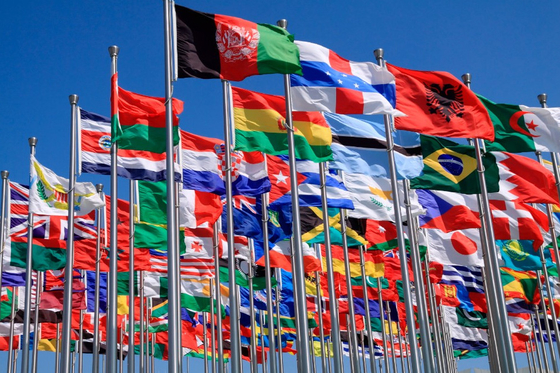 Wspaniałe flagi wszystkich krajów świata 3X5FT 100 materiał poliestrowy
