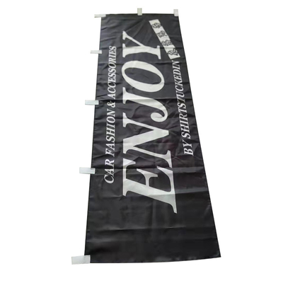Outdoor Indoor Custom Pionowe flagi banerowe 180x60cm Tkanina poliestrowa