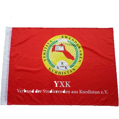 Druk cyfrowy Niestandardowa flaga poliestrowa Promocyjna flaga 3 X 5 stóp