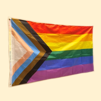 Wielokolorowa flaga dumy Lgbt 3x5 100D poliester z czterema kolorami