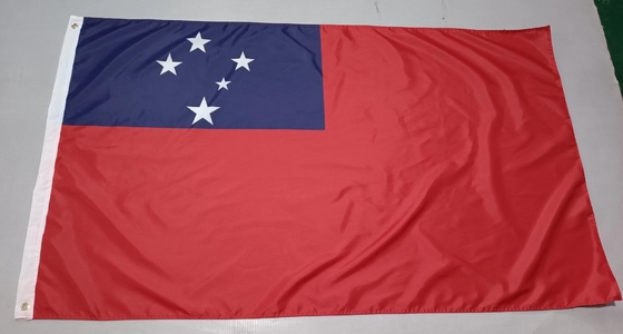 Poliester Flaga kraju Samoa 3X5ft CMYK Kolor Flaga narodowa Samoa