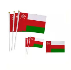 Przenośne ręczne flagi 14x21cm Wszystkie kraje Niestandardowe flagi ręczne