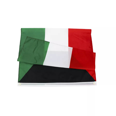 Fabryka Hotsale kuwejt flaga kraju druk cyfrowy 100D poliester 3x5Ft flaga