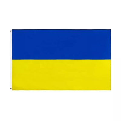 Pantone Color Poliester World Flags 3x5 Ukraińska flaga narodowa Wiszący styl